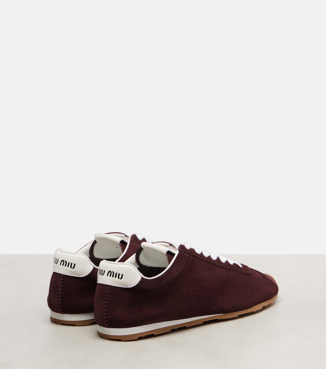 Sneakers Plume aus Veloursleder | Miu Miu