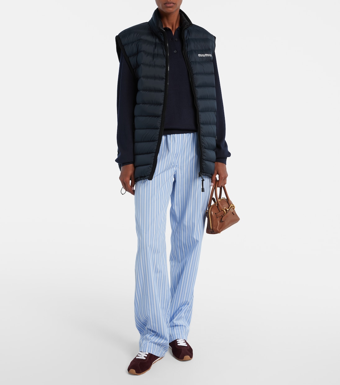 Sneakers Plume aus Veloursleder | Miu Miu