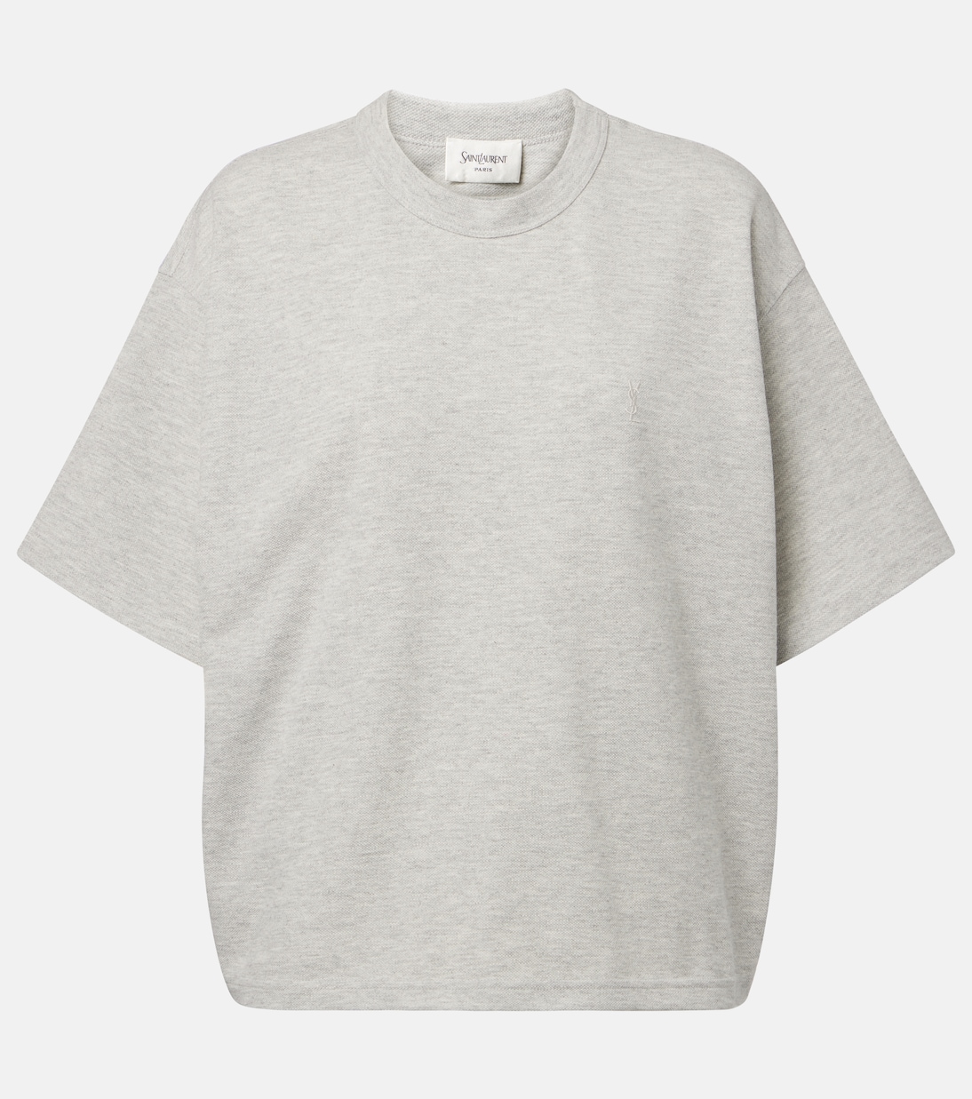 T-shirt Cassandre en coton mélangé  | Saint Laurent
