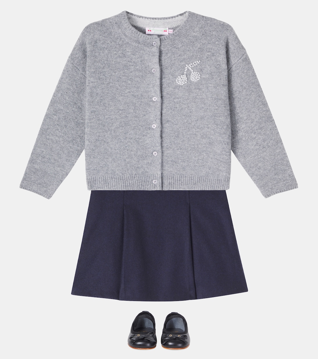 Bestickter Cardigan Judicael aus Kaschmir | Bonpoint