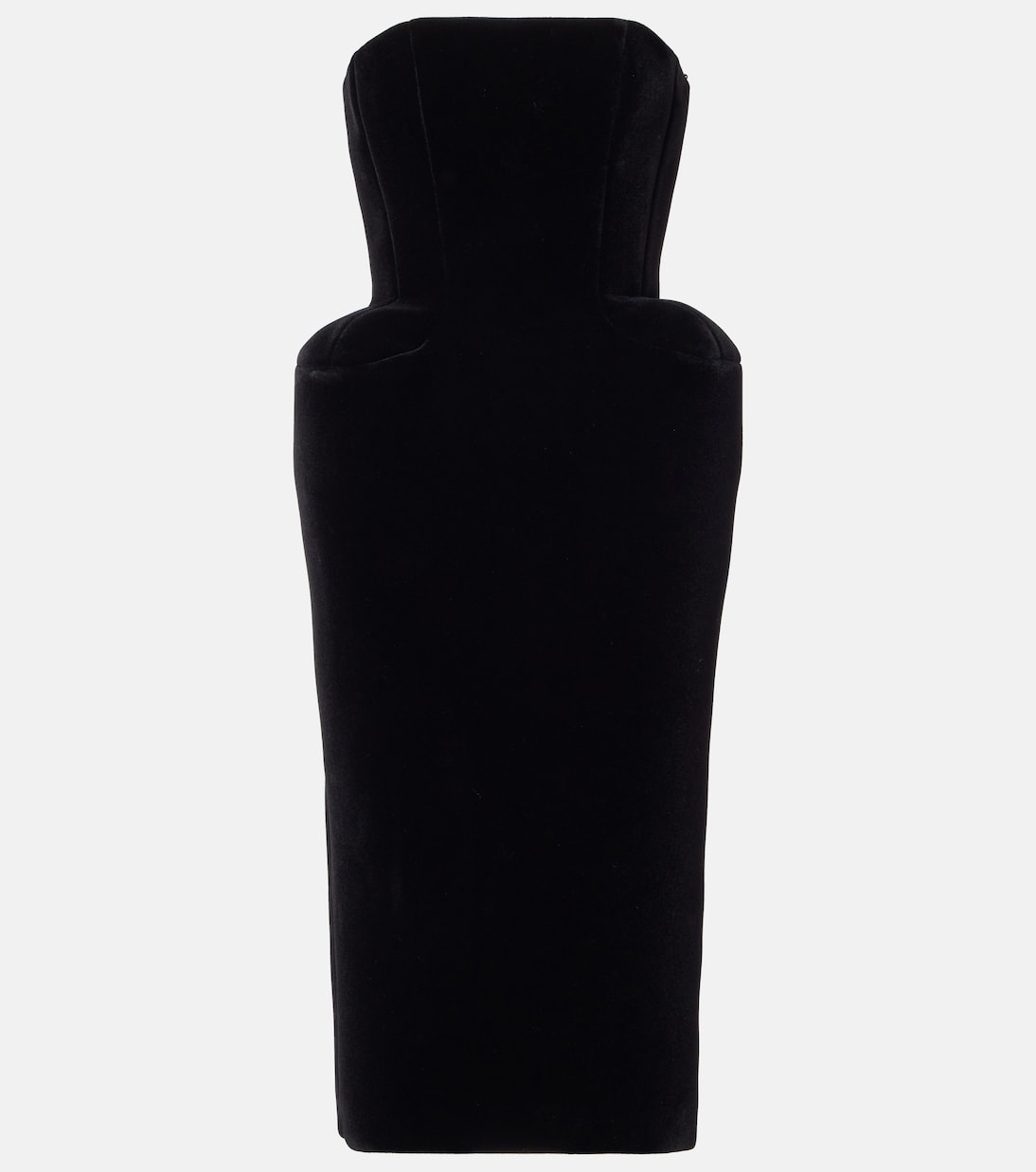Velvet bustier dress | David Koma