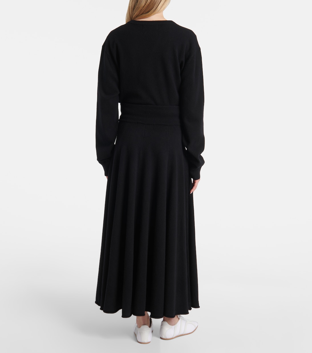 N°313 Twirl cashmere-blend maxi skirt | Extreme Cashmere