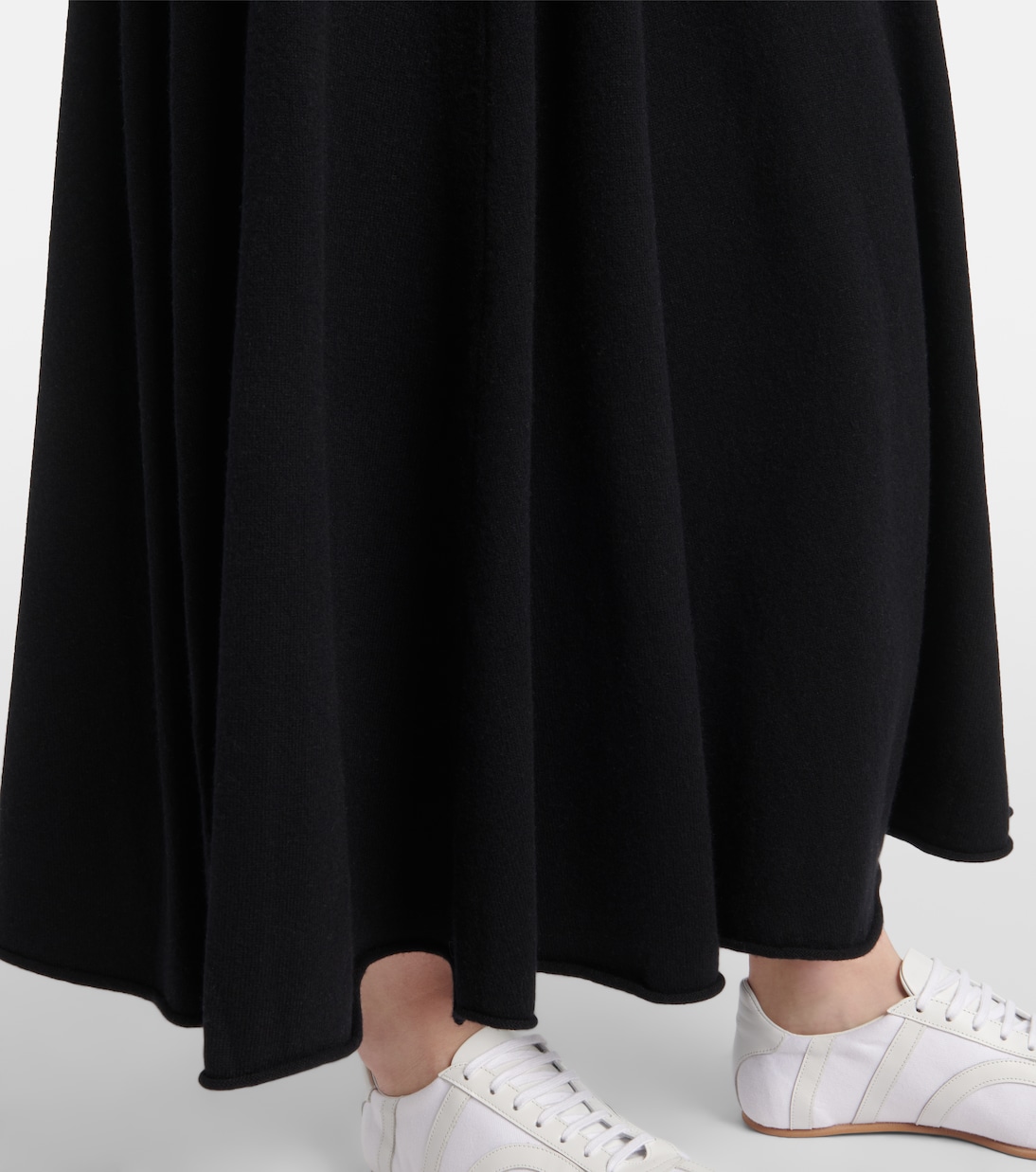 N°313 Twirl cashmere-blend maxi skirt | Extreme Cashmere