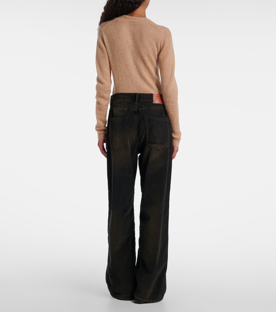 Jeans anchos de tiro medio | Acne Studios