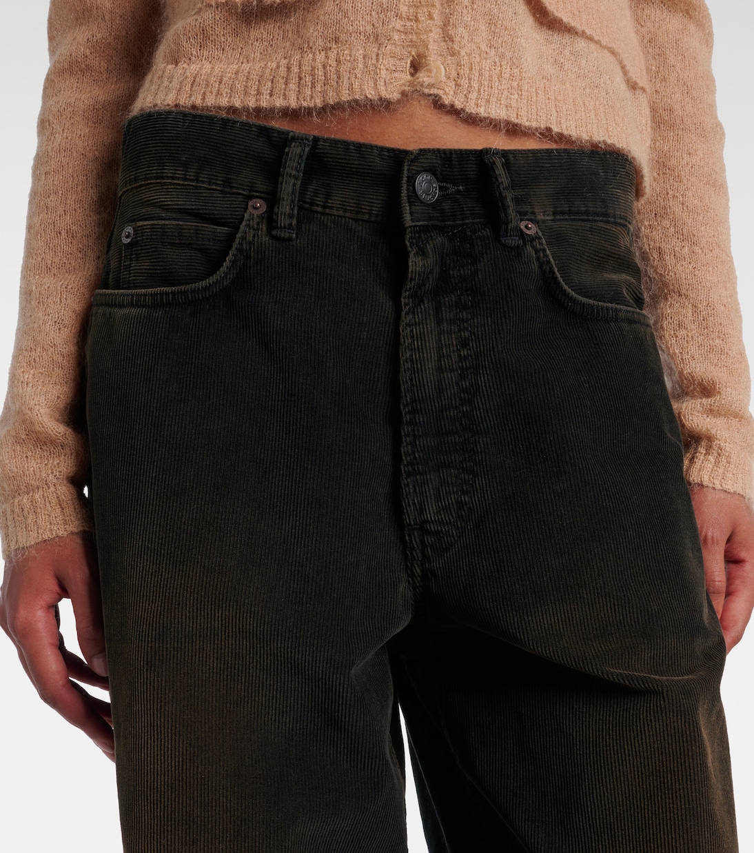 Jeans anchos de tiro medio | Acne Studios