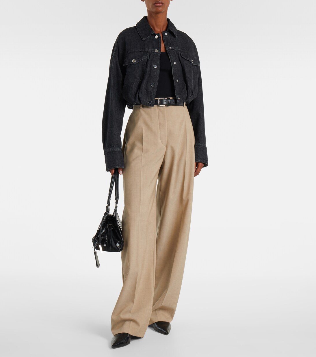 Sondrio cropped denim shirt | Sportmax