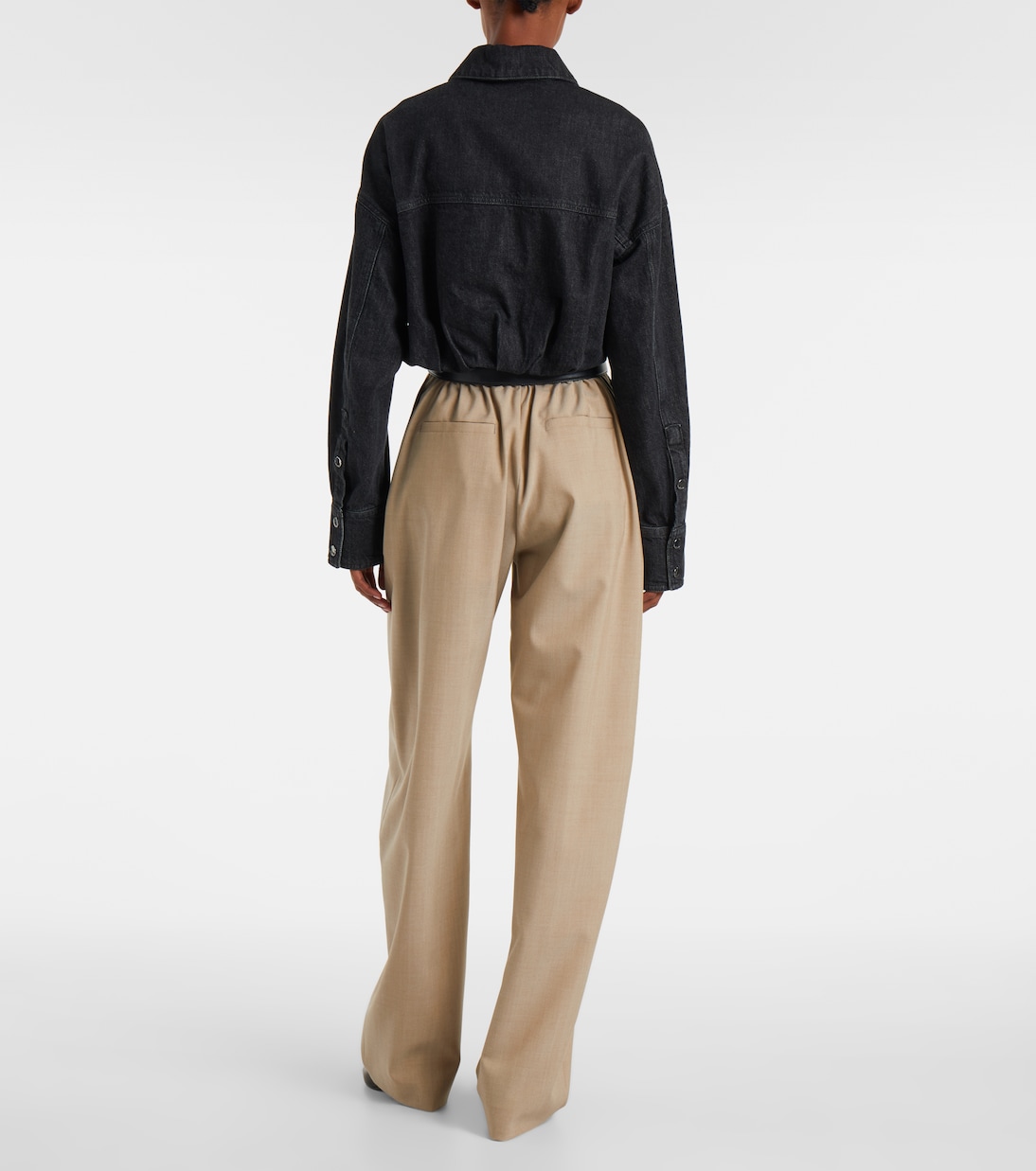 Sondrio cropped denim shirt | Sportmax