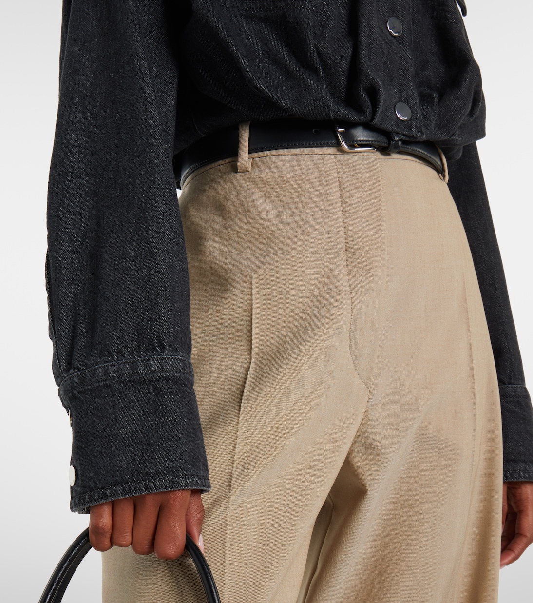 Sondrio cropped denim shirt | Sportmax