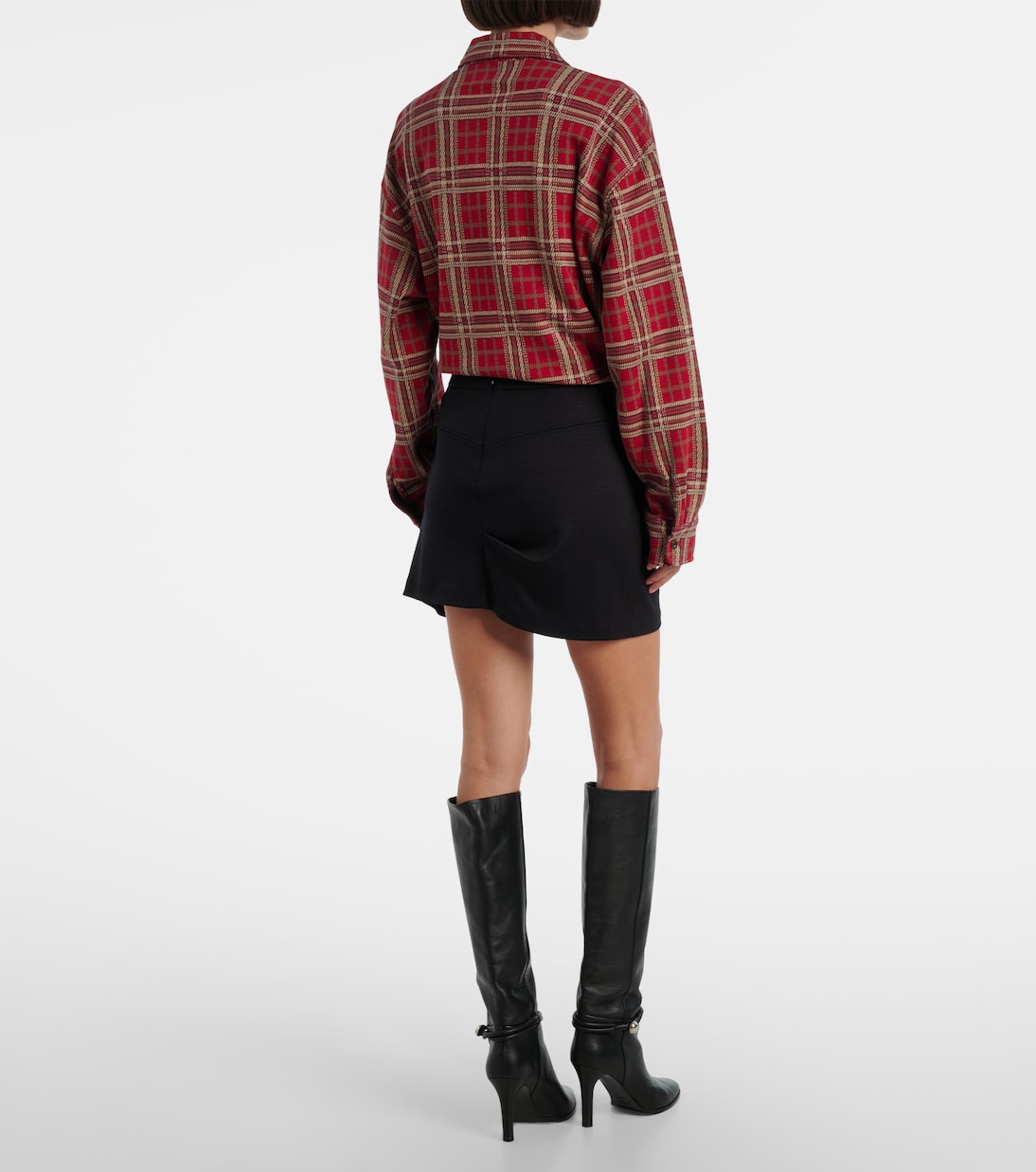 Rosaria draped virgin wool miniskirt | Isabel Marant