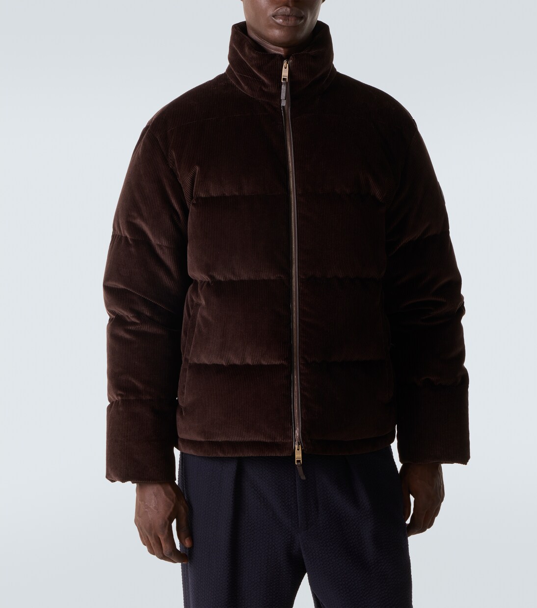 Cotton corduroy down jacket | Burberry