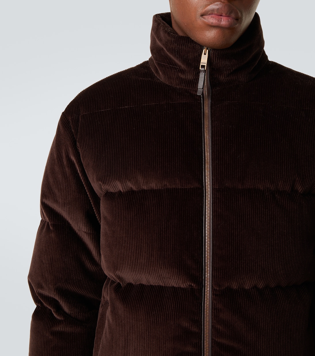 Cotton corduroy down jacket | Burberry