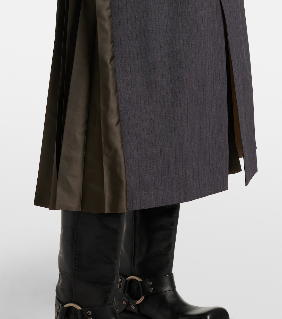 Paneled midi skirt | Sacai