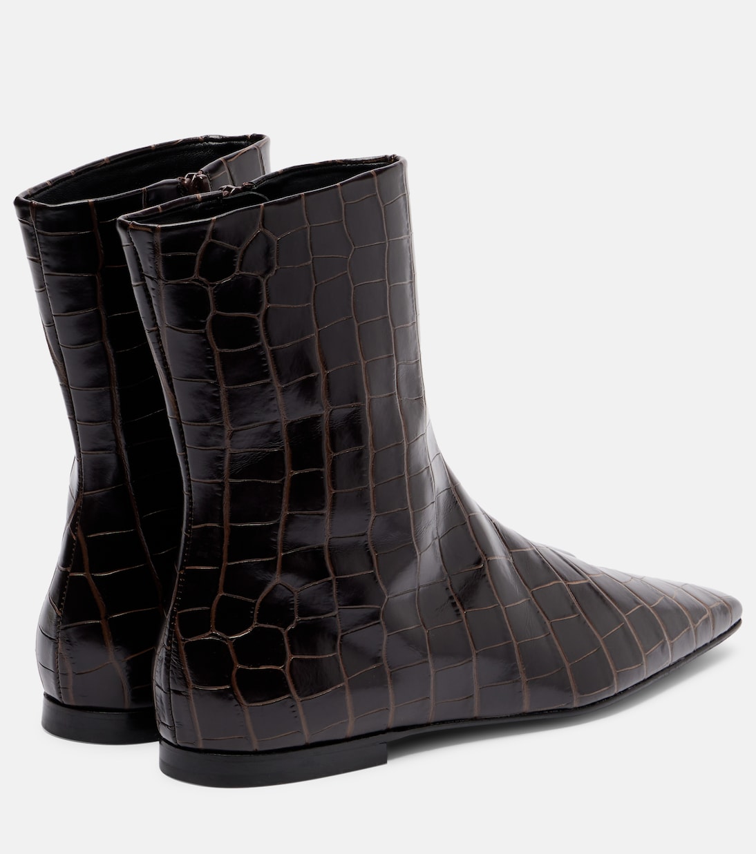 Botines de piel grabada | Toteme
