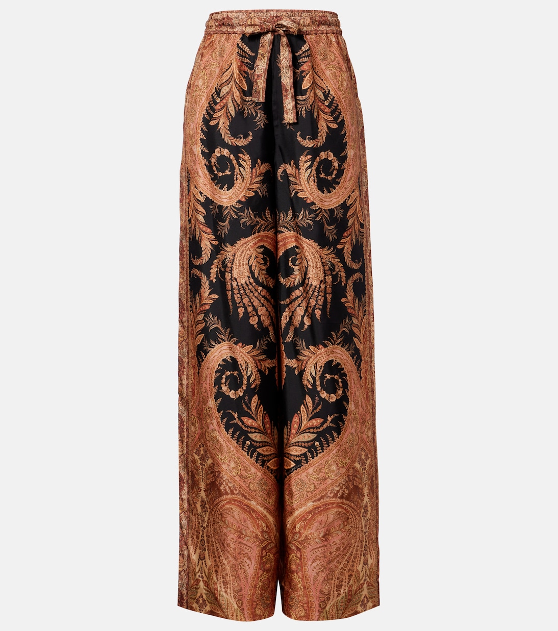 Hypnotic printed silk wide-leg pants | Zimmermann