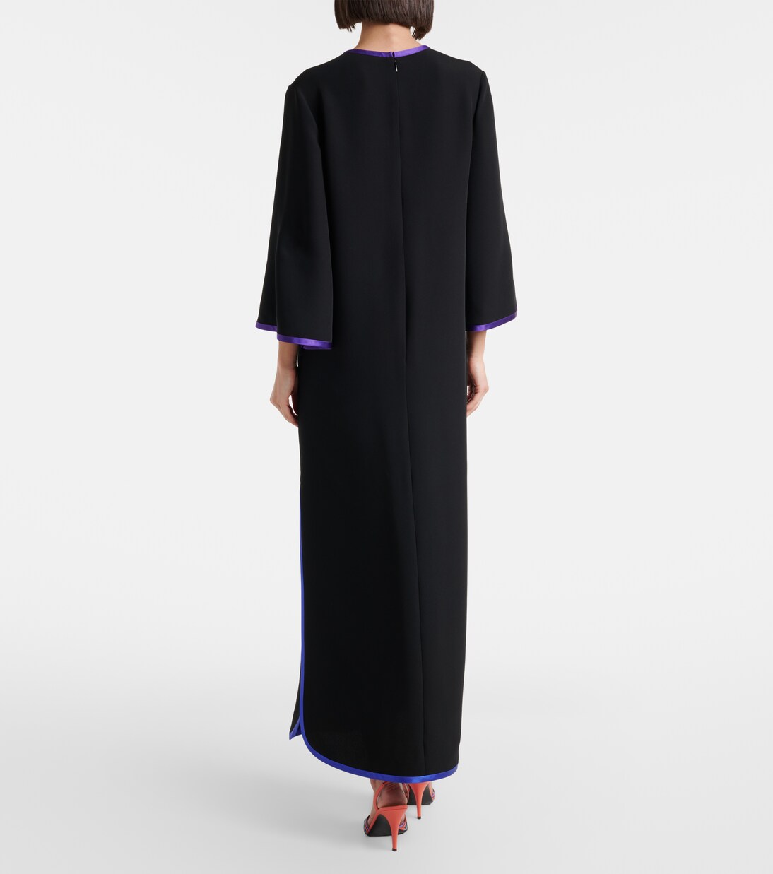 Vestido midi VGold Cady Couture | Valentino