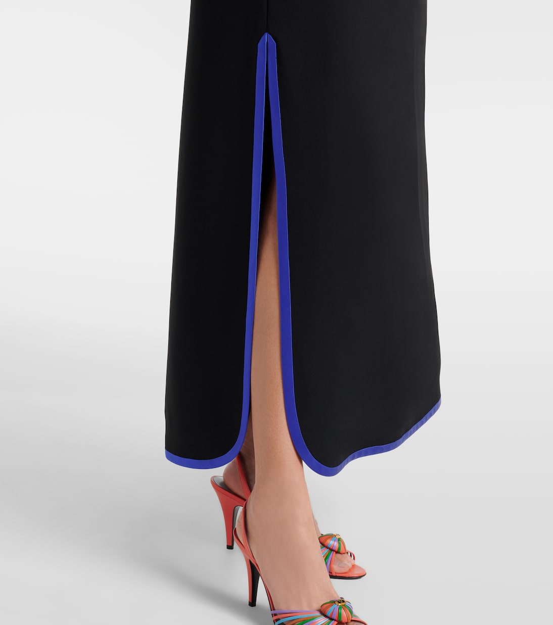 Vestido midi VGold Cady Couture | Valentino