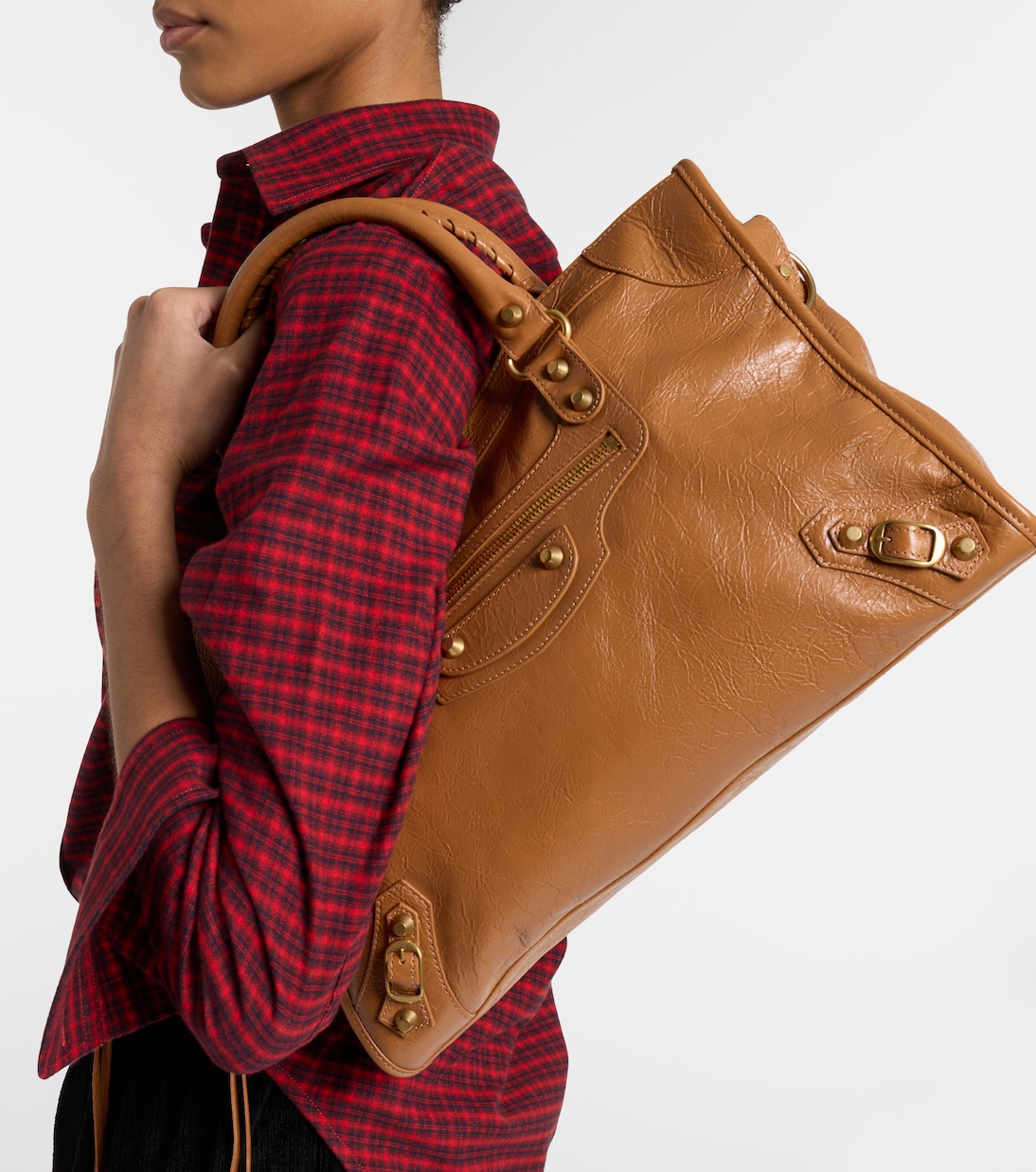 Le City Medium leather tote bag | Balenciaga