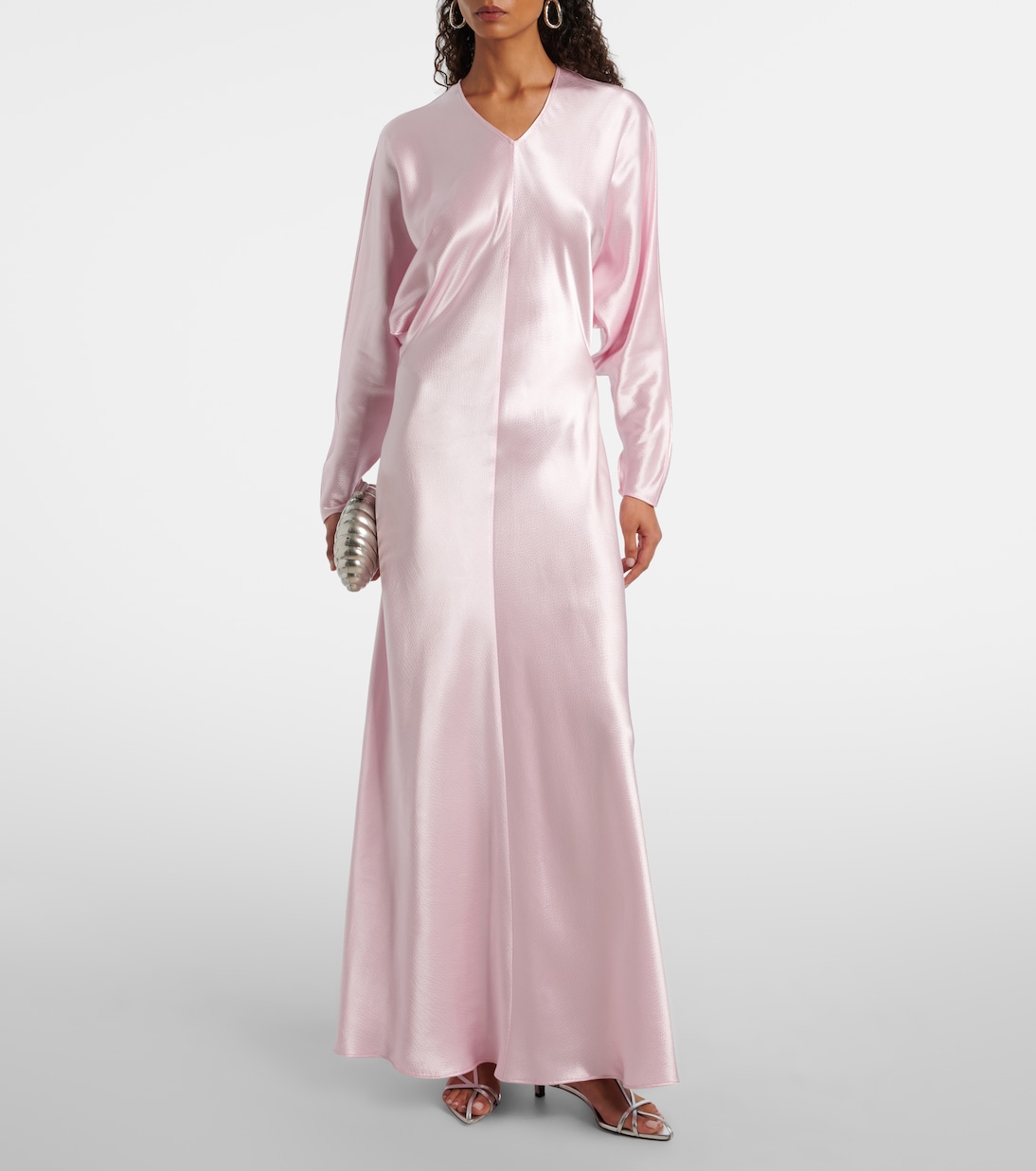 Naomie satin maxi dress | Fforme