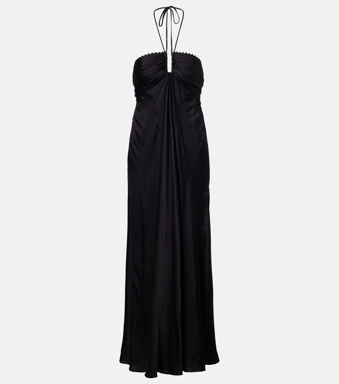Vestido largo drapeado | Poupette St Barth