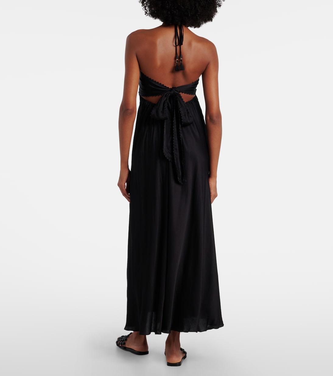 Vestido largo drapeado | Poupette St Barth