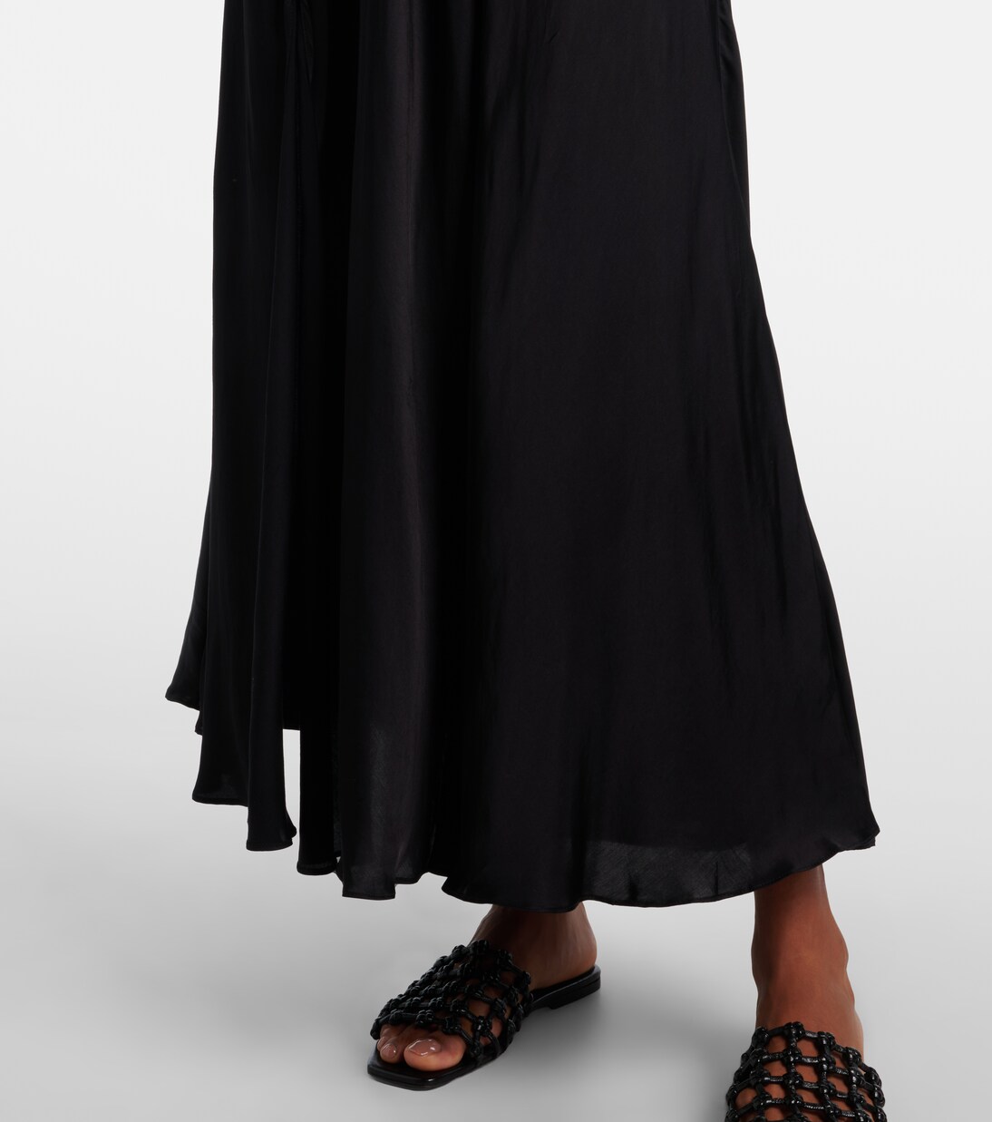 Vestido largo drapeado | Poupette St Barth