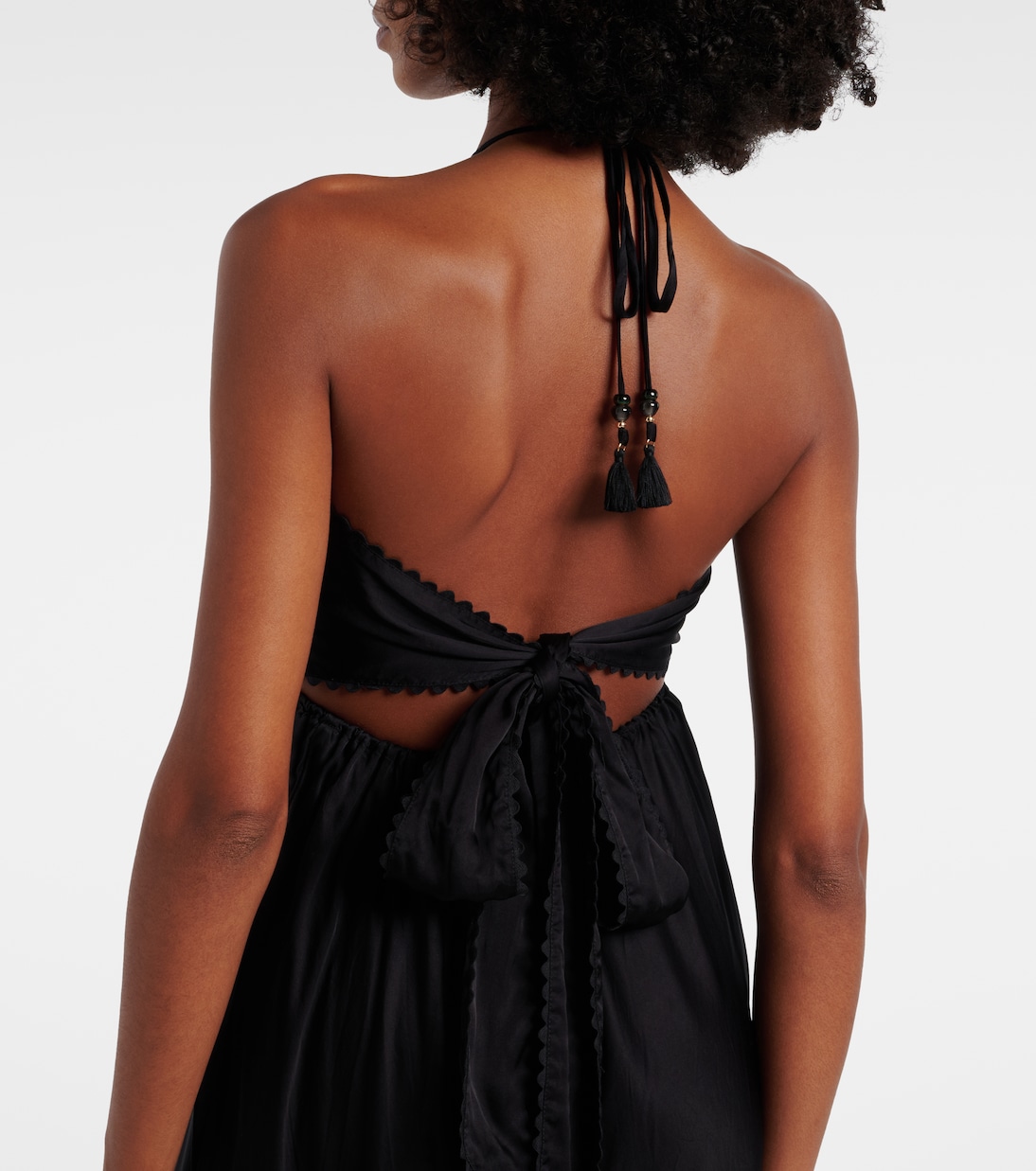 Vestido largo drapeado | Poupette St Barth