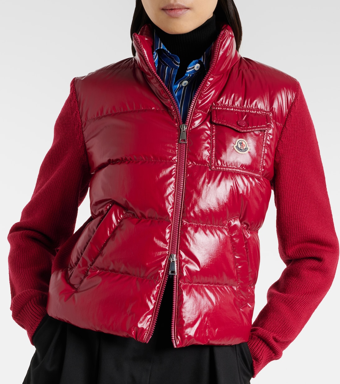 Daunenjacke aus Schurwolle | Moncler