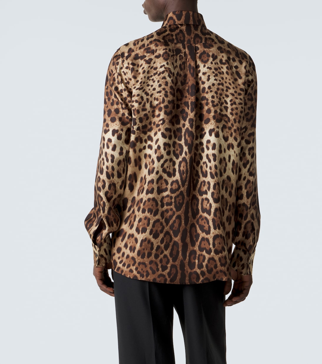 Leopard-print silk shirt | Dolce&Gabbana