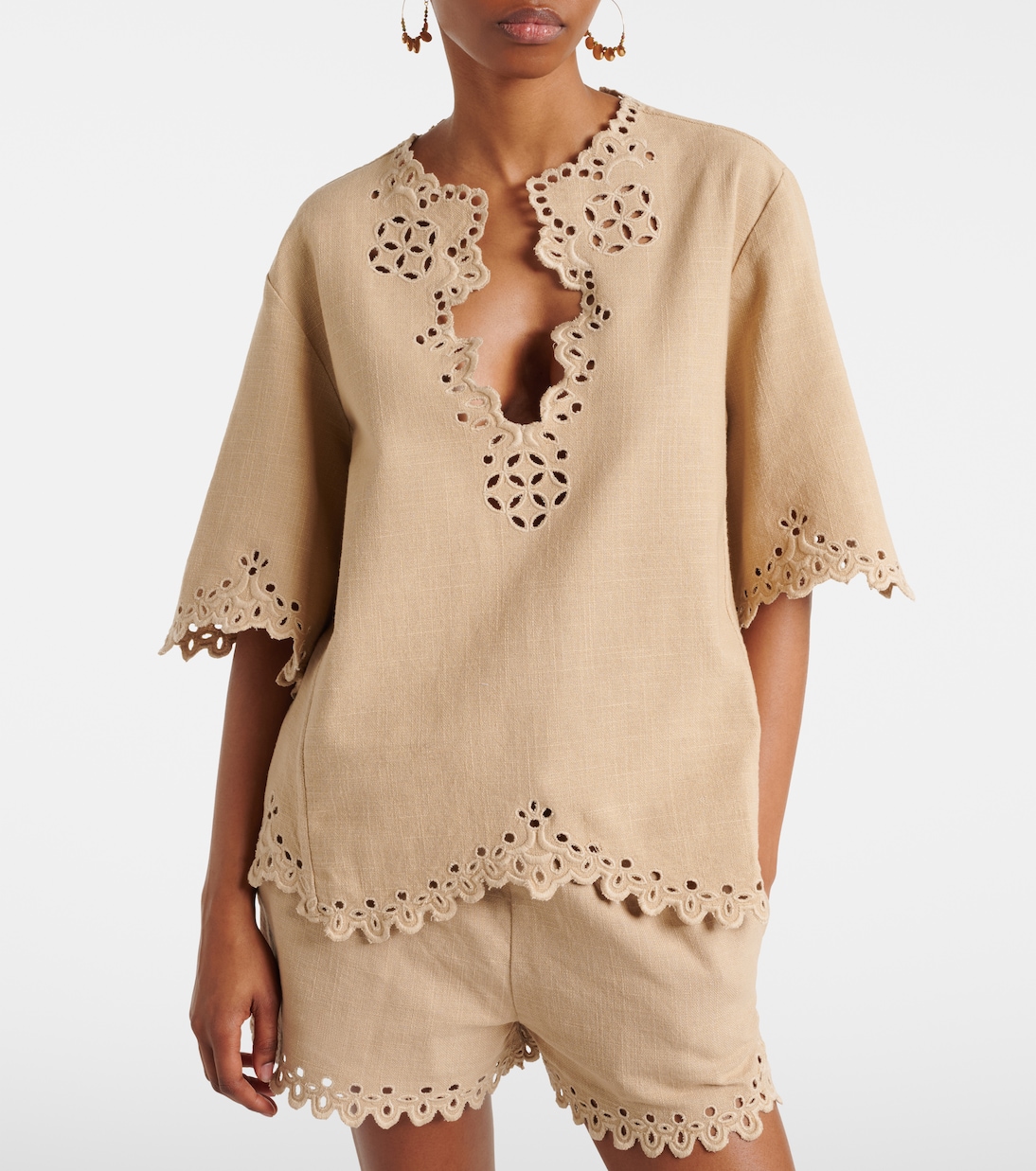 Shana embroidered cotton top | Marant Etoile