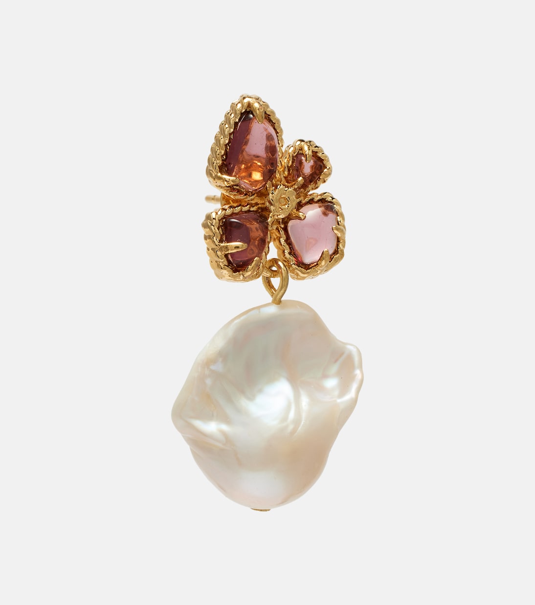 Bloom embellished pearl drop earrings  | Zimmermann