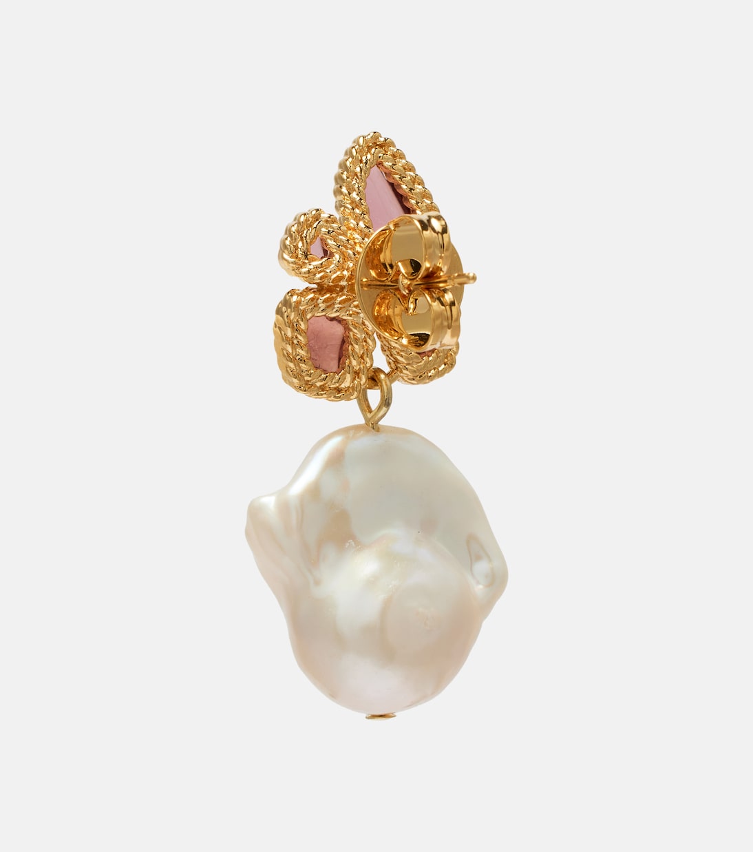 Bloom embellished pearl drop earrings  | Zimmermann