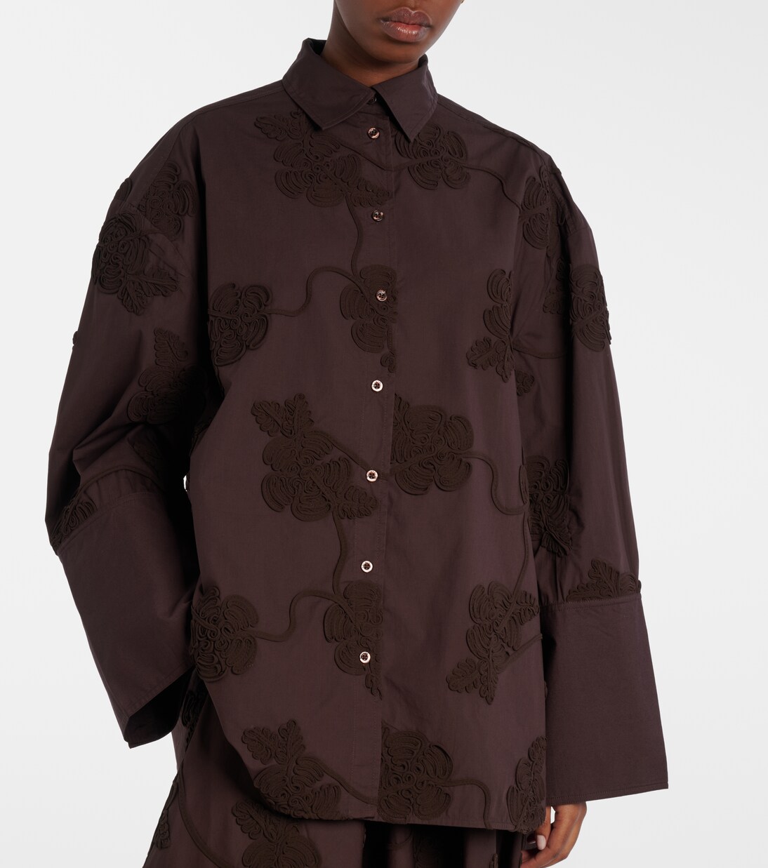 Chemise Lipy brodée en coton | Rotate