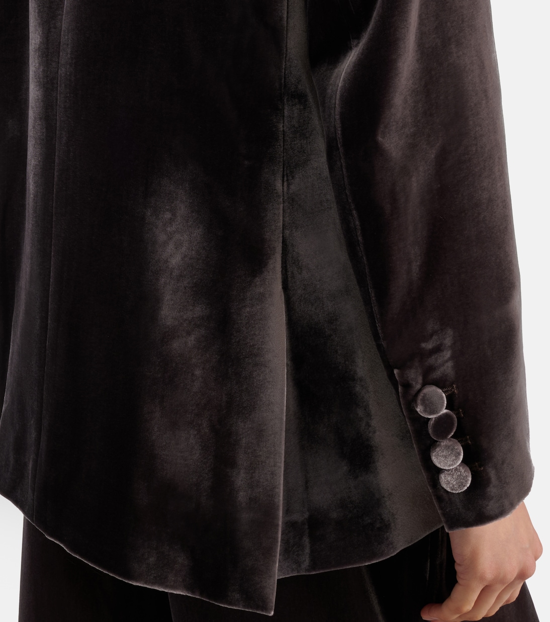 Everynight double-breasted velvet blazer | Blazé Milano