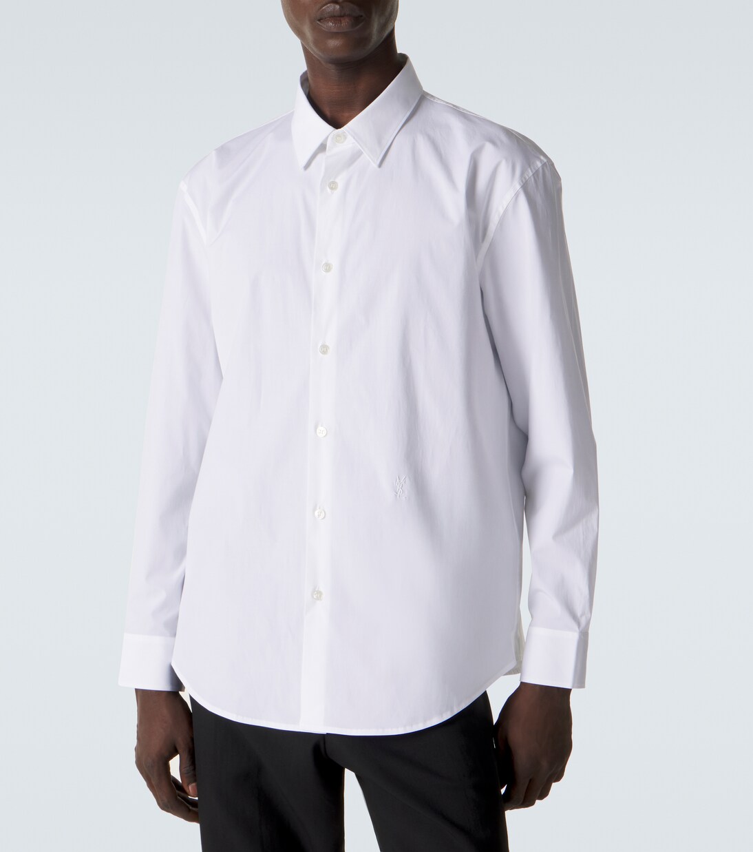 Cassandre cotton-blend poplin shirt | Saint Laurent