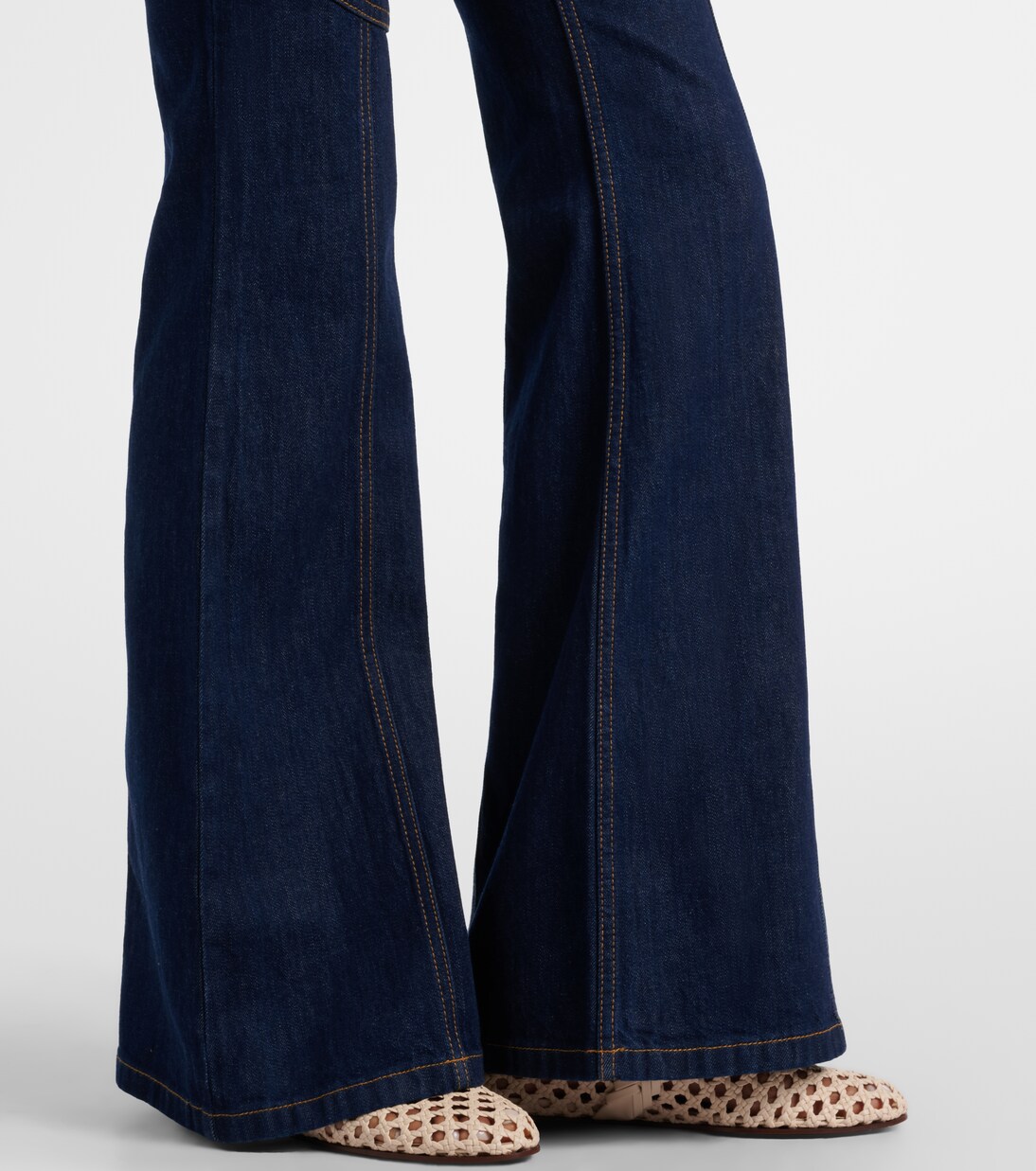 Luna belted flared jeans | Zimmermann