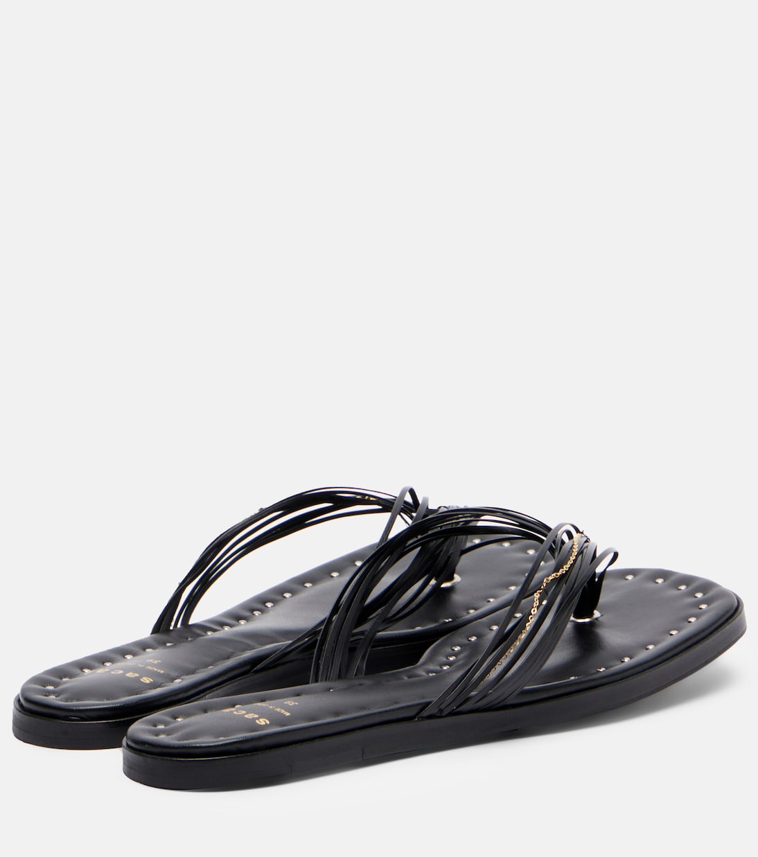Leather thong sandals | Sacai
