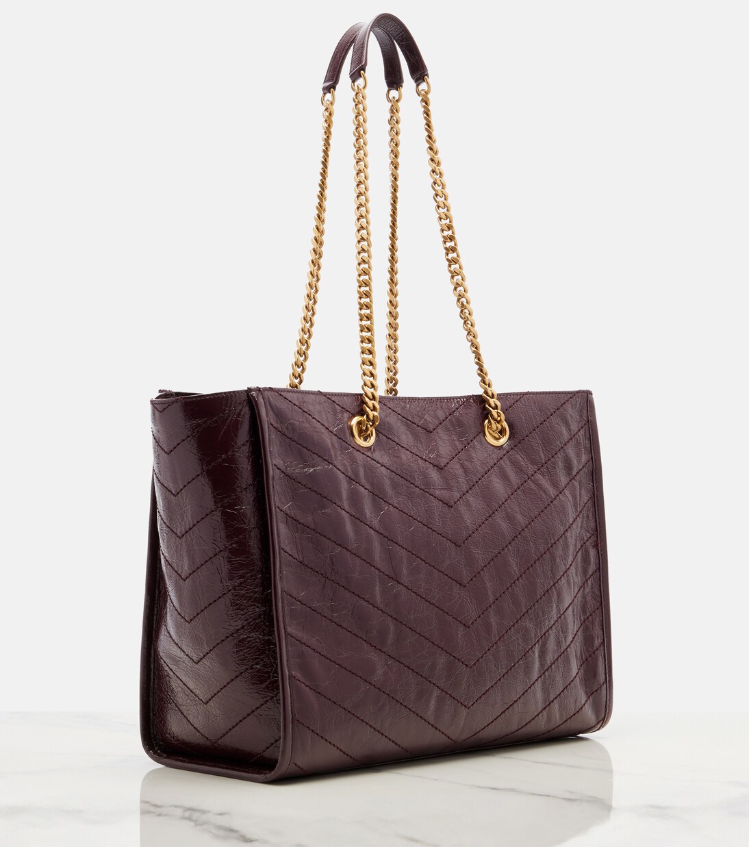 Niki Large leather shoulder bag | Saint Laurent