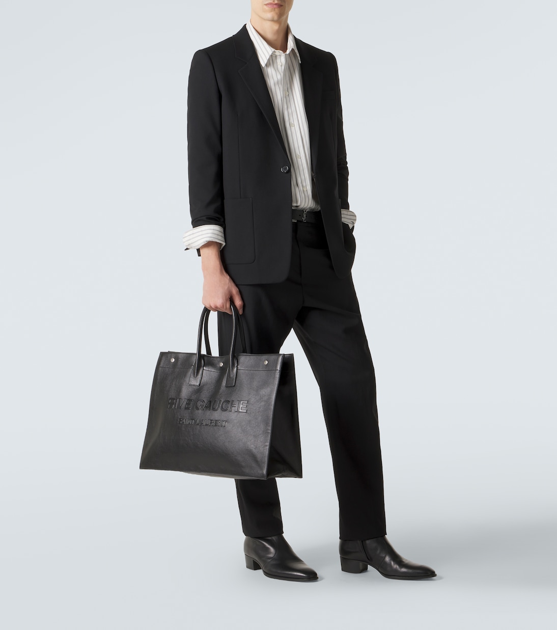 Cabas Rive Gauche en cuir | Saint Laurent