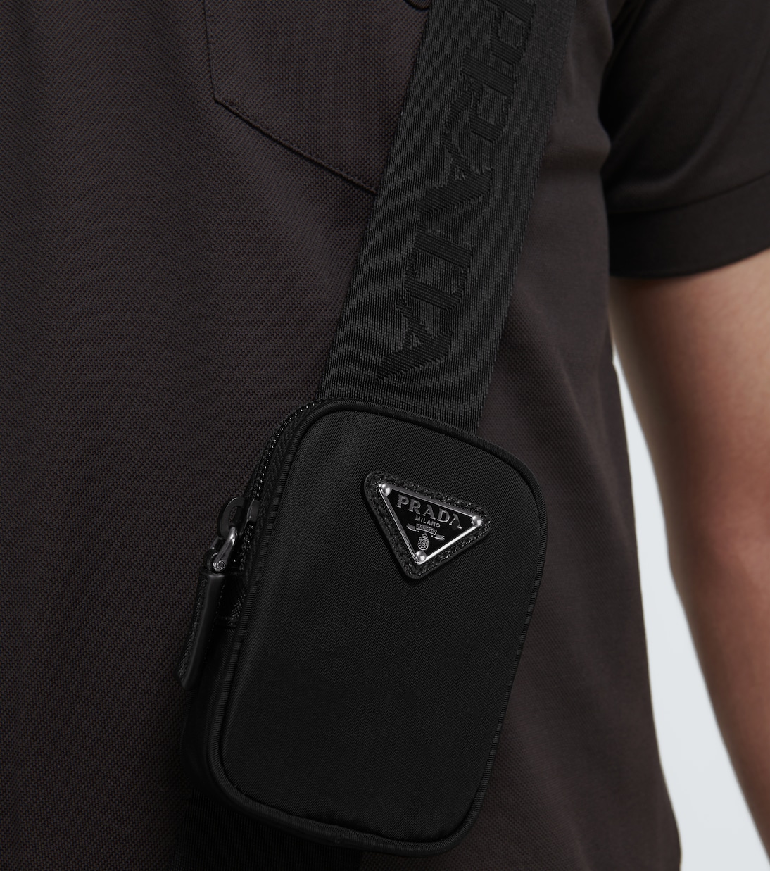 Borsa a tracolla in nylon | Prada