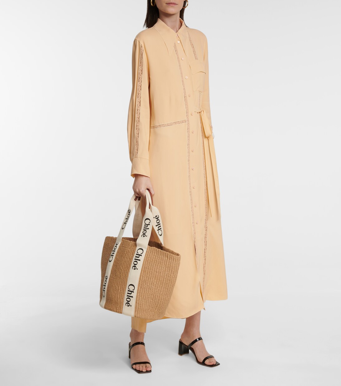 Maxikleid mit Spitze | Chloé