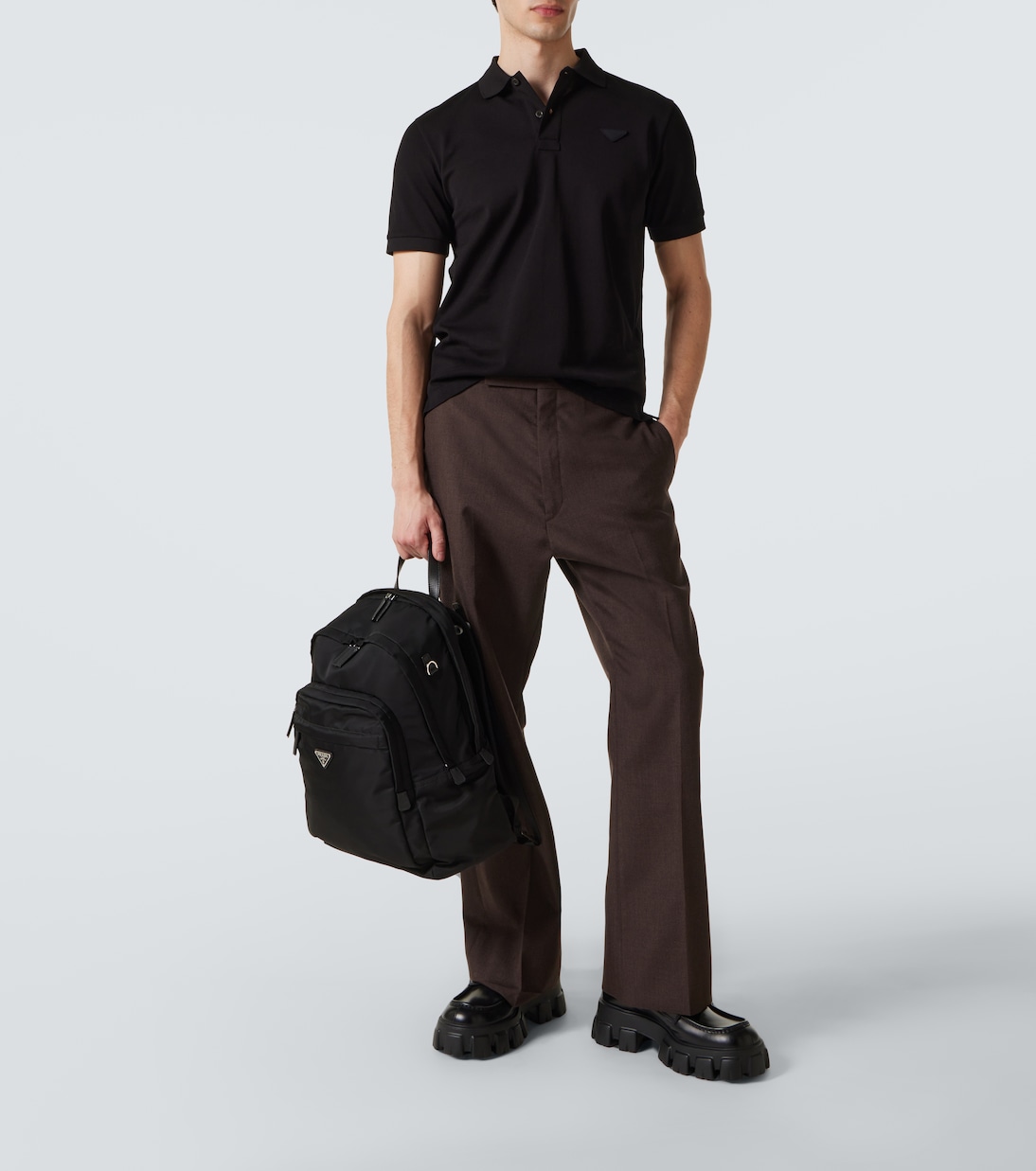 Mocassini Monolith in pelle | Prada