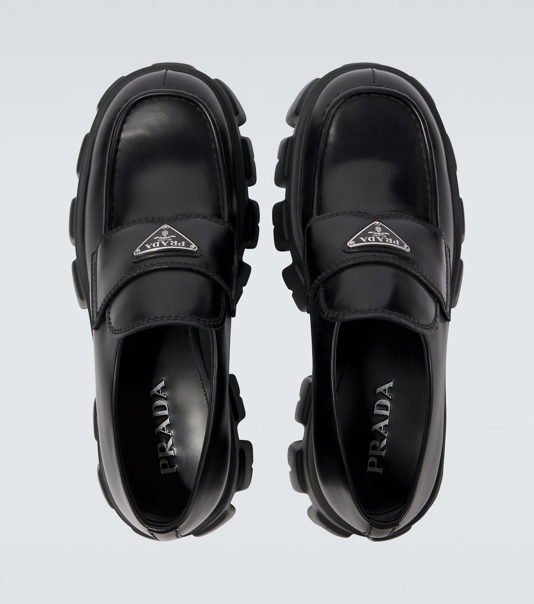 Mocassini Monolith in pelle | Prada