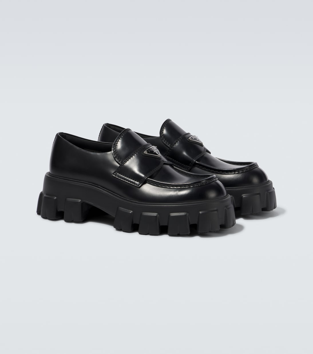 Mocassini Monolith in pelle | Prada