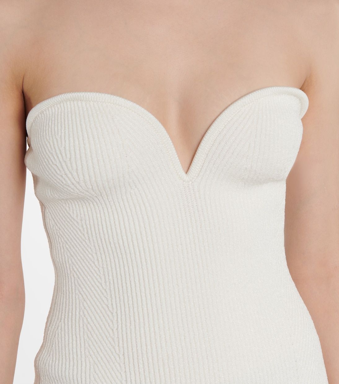 Thalia strapless midi dress | Galvan