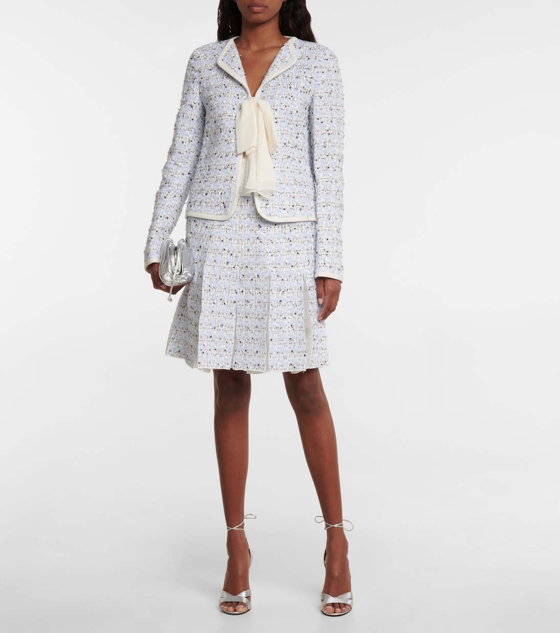 Minifalda de tweed de tiro alto | Giambattista Valli