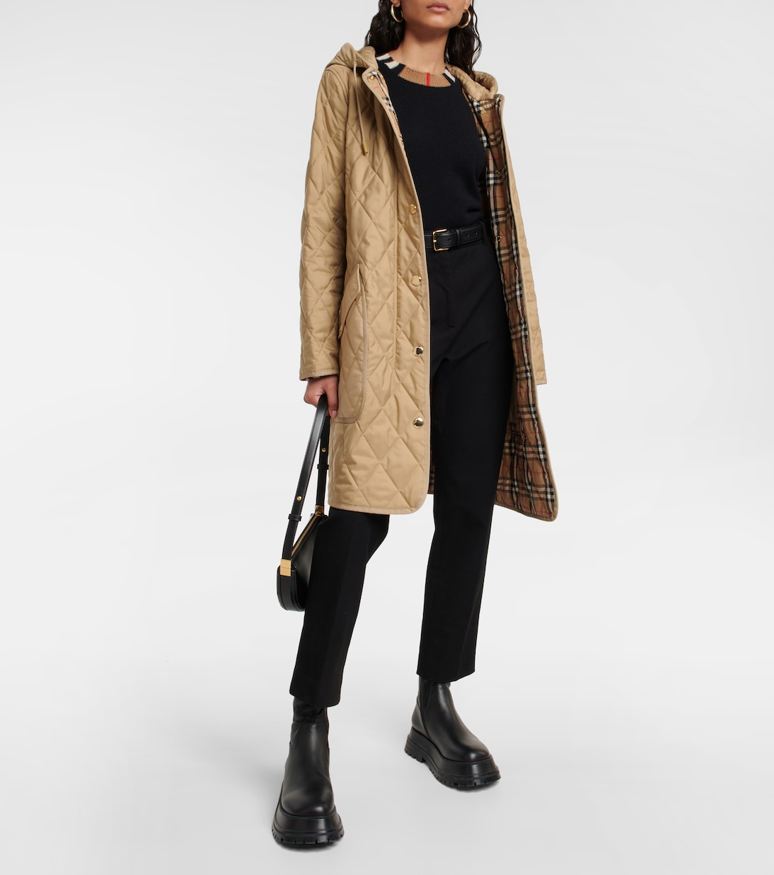 Manteau matelassé à capuche | Burberry