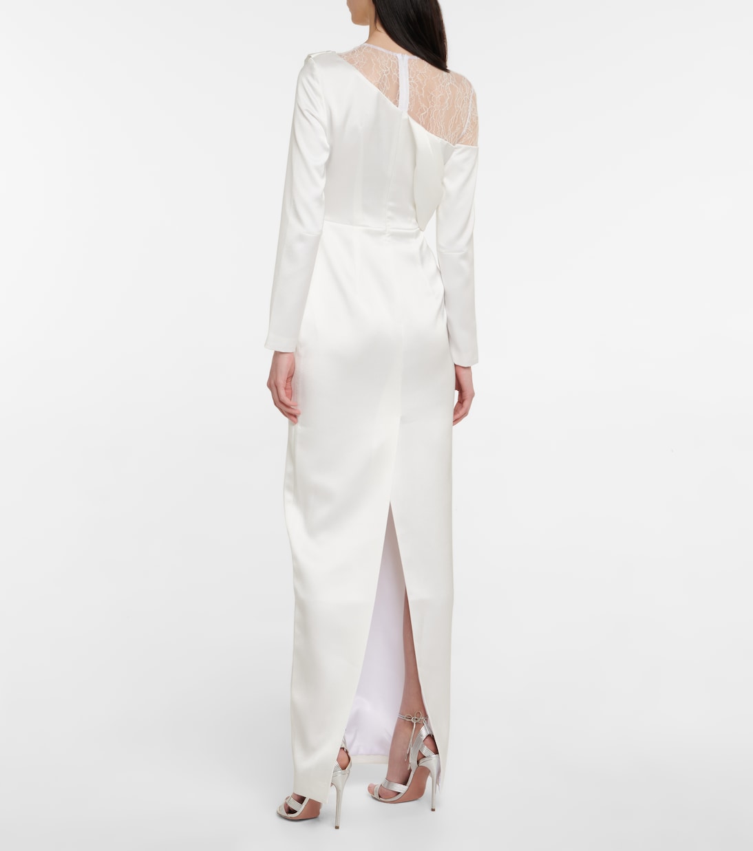 Bridal Maxikleid aus Spitze und Satin | Rasario