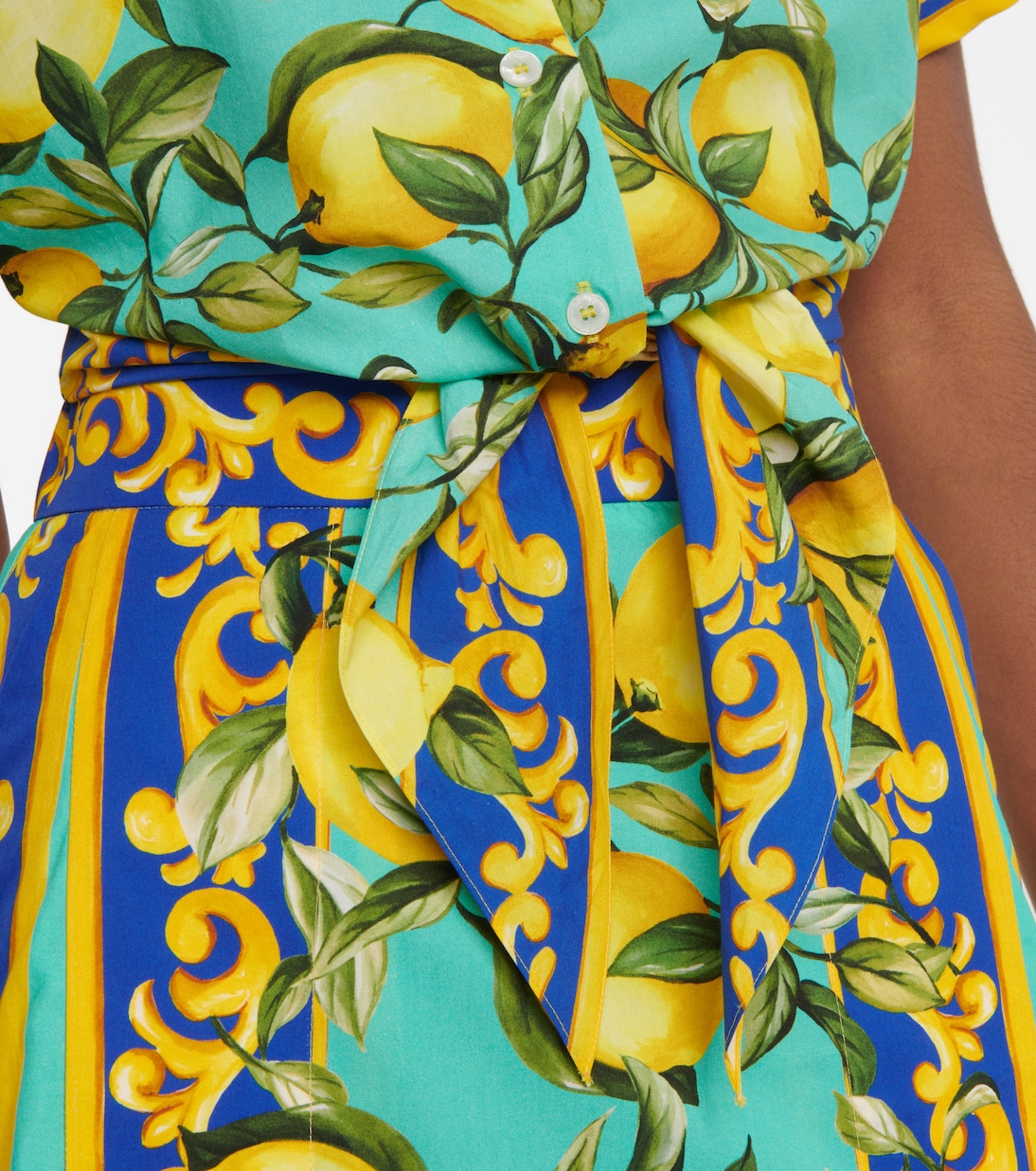 Cropped-Hemd aus Baumwollpopeline | Dolce&Gabbana