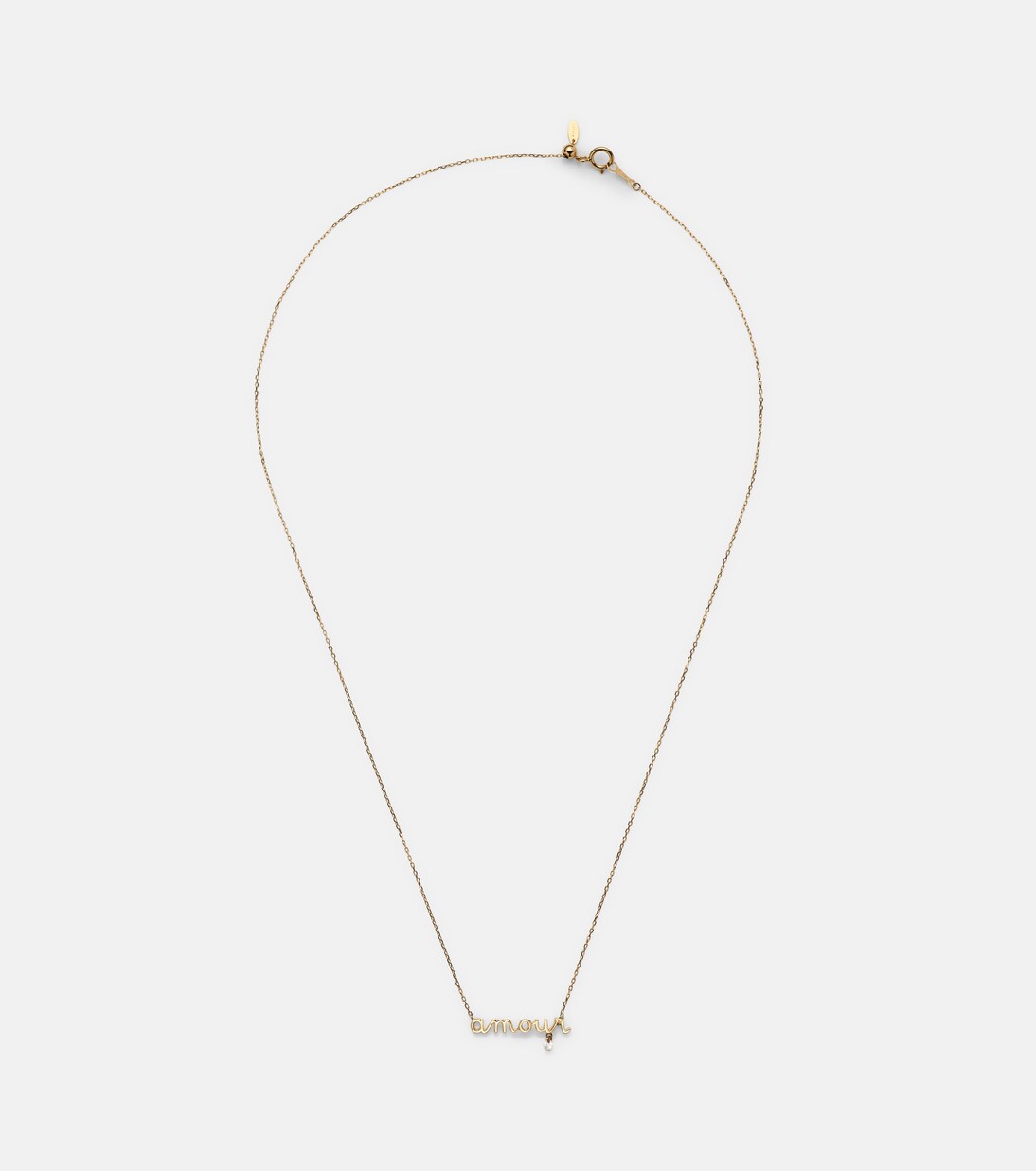 Collier Around the Words en or 18 ct et diamants | Persée