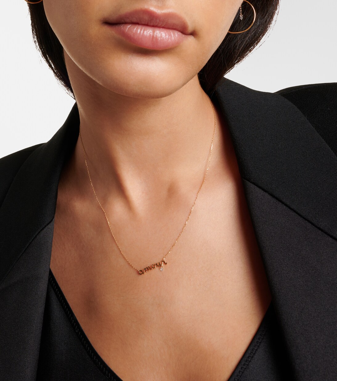 Collier Around the Words en or 18 ct et diamants | Persée